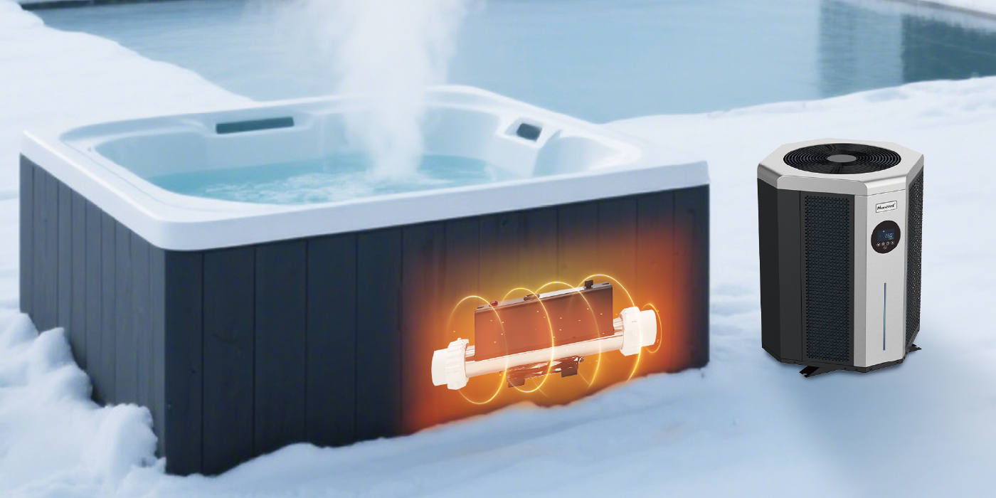 顶出风泳池热泵